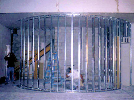 Obra Joyería Lu Yap, Coto Temperley: Tabique curvo y Cielorraso Foto 2